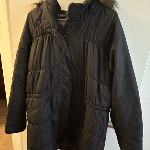Columbia Jackets & Blazers - Columbia Women's Black Puffer Coat with Fur Trim